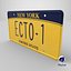 Ghostbusters ECTO-1 License Plate
