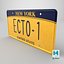 Ghostbusters ECTO-1 License Plate
