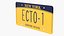 Ghostbusters ECTO-1 License Plate