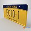 Ghostbusters ECTO-1 License Plate