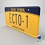 Ghostbusters ECTO-1 License Plate
