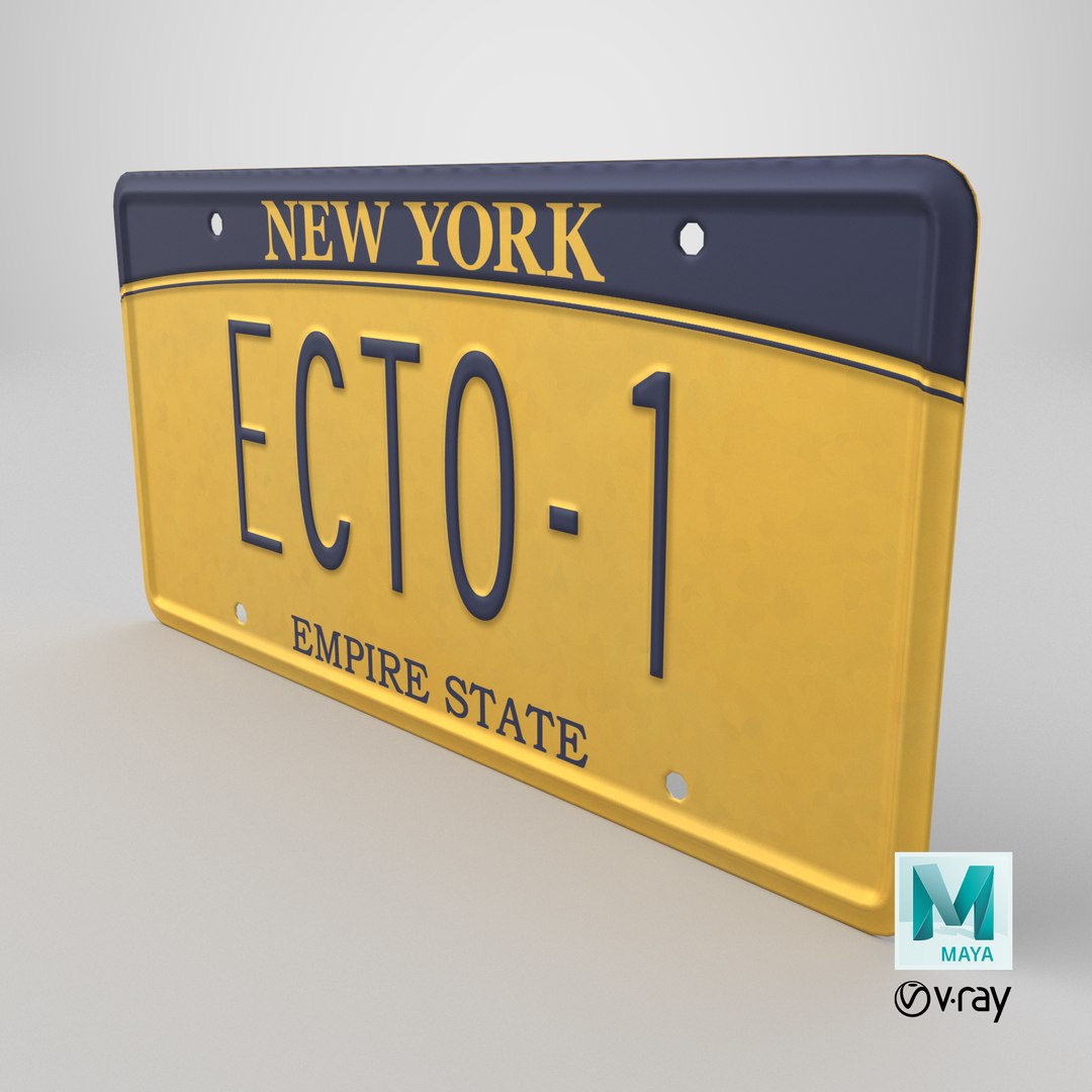 3D model Ghostbusters ECTO-1 License Plate https://p.turbosquid.com/ts-thumb/VX/c0bZTt/xt/stemcell_maya_vray_render/png/1778089106/1920x1080/fit_q87/6b2b19a973935822ad4db5d9467bc19b9de0edcb/stemcell_maya_vray_render.jpg