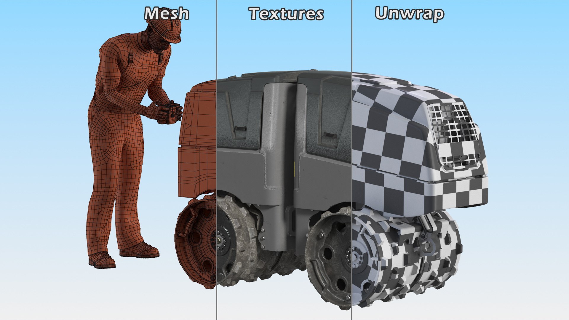 Construction Worker with Trench Roller Rigged model https://p.turbosquid.com/ts-thumb/VX/c39Tq2/UJ/constructionworkerwithtrenchrollerriggedvray3dmodel040/jpg/1620368660/1920x1080/fit_q87/826bb42a7feb9fc8216d5c790e9cdee5d44ff4e5/constructionworkerwithtrenchrollerriggedvray3dmodel040.jpg