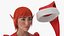 3D Christmas Elf Female
