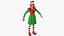 3D Christmas Elf Female