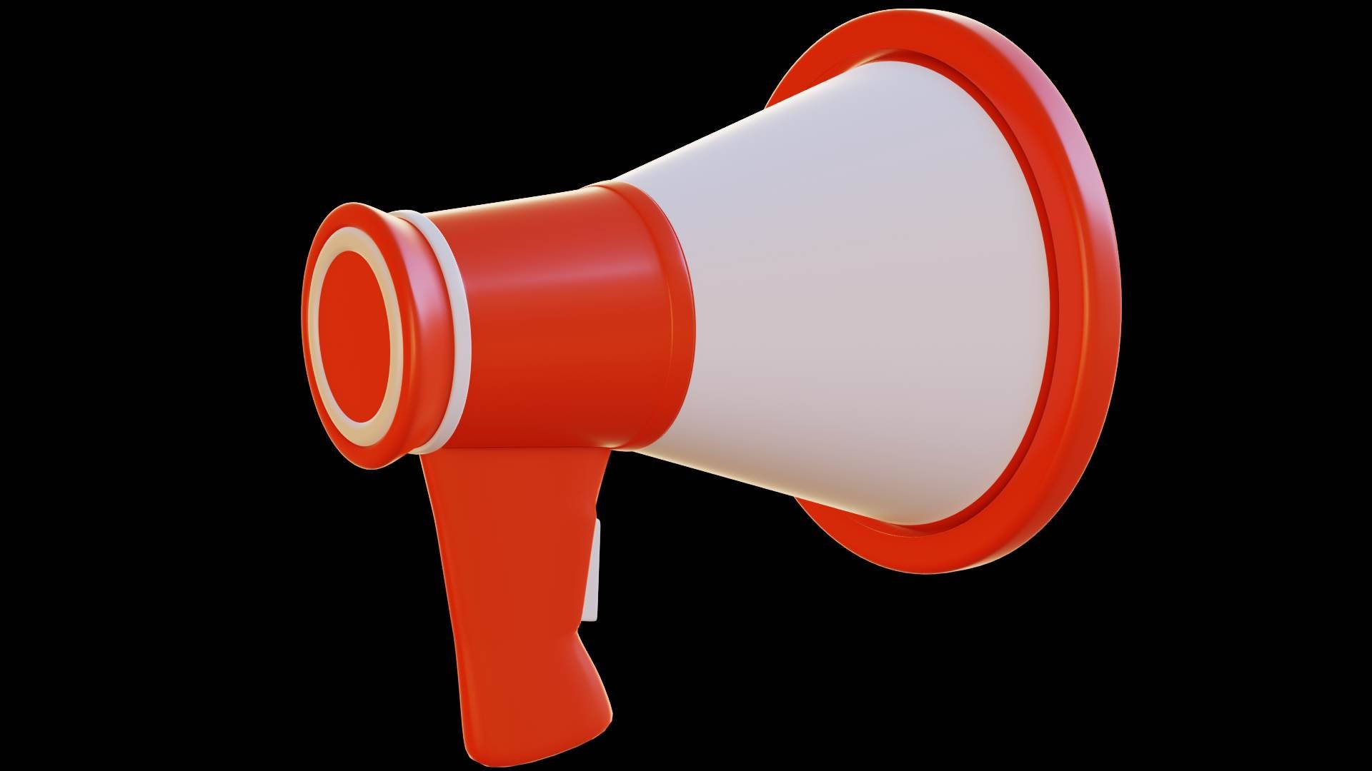 3D Cartoon Megaphone and Speech Bubble model https://p.turbosquid.com/ts-thumb/VX/e7tw1J/uG/megaphone_02/jpg/1696593070/1920x1080/fit_q87/ecad608d355d6536f8a43f85838e92776055634d/megaphone_02.jpg