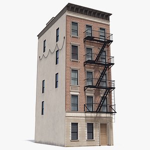3D Manhattan Building 18 - 8K PBR Textures