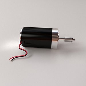 3D electric motor model