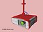 projector ceiling classroom 3d model