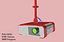 projector ceiling classroom 3d model