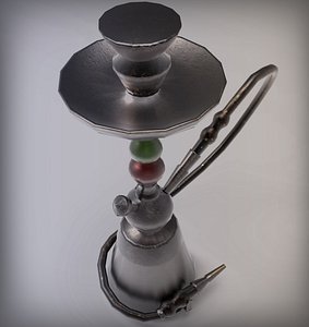 used low-poly chicha 3d model