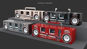 cassette recorder 3d obj
