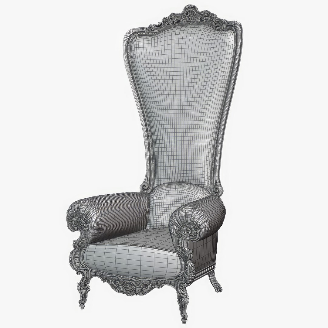 Throne Chair Model - TurboSquid 2067243