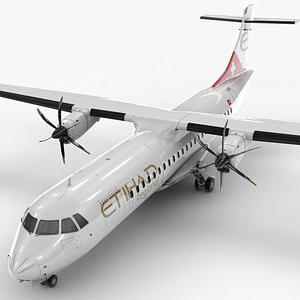 ATR 72 ETIHAD L1668 3D