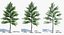 Ensemble d'arbres Low Poly