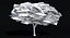Ensemble d'arbres Low Poly