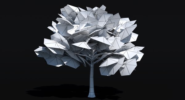 3ds max tree set polys