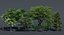 Ensemble d'arbres Low Poly