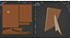 3D Desktop picture frame model