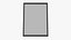 3D Desktop picture frame model