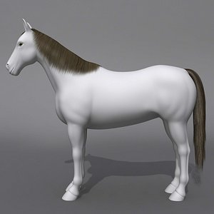 3d horse animals lightwave model