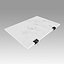 Pile de papier avec pince blinder