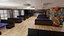 3D fast food interior model