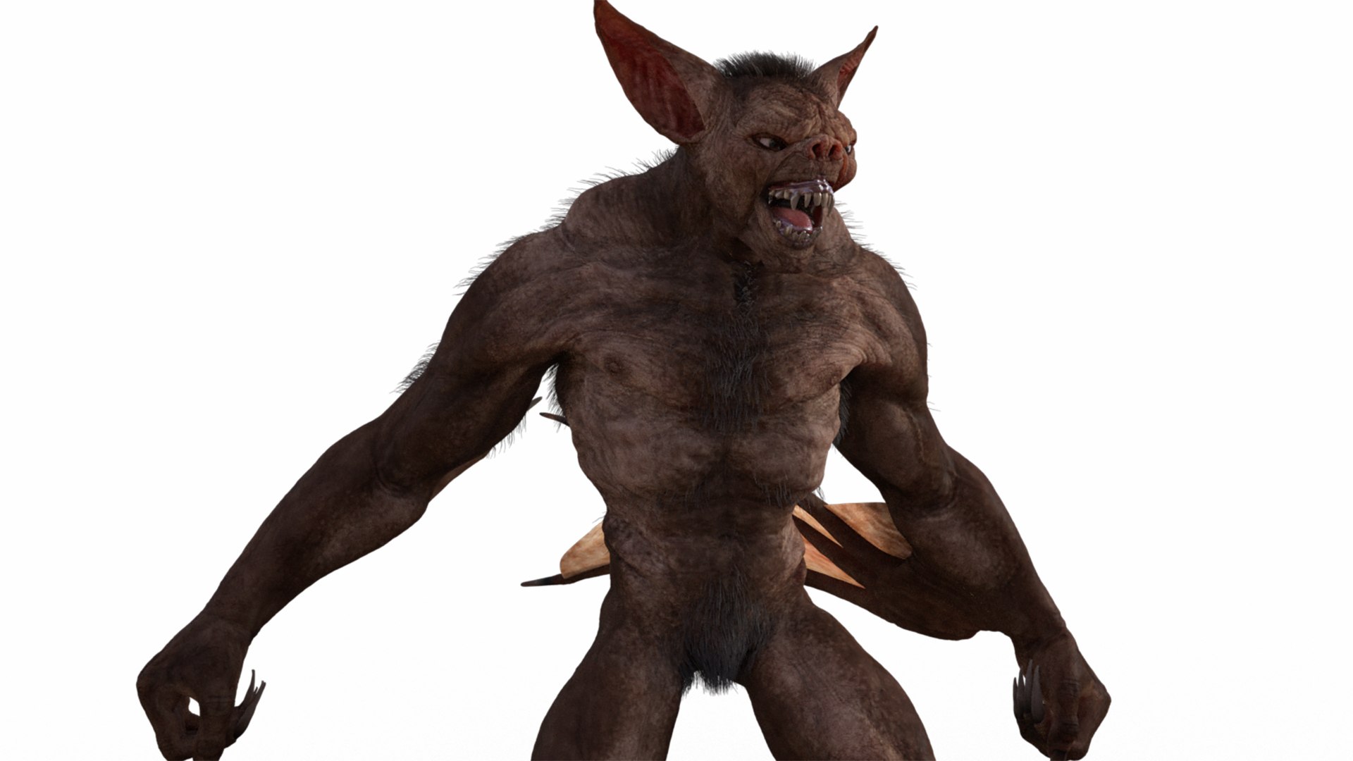 Monster BAT - Rigged 3D Model - TurboSquid 2194667