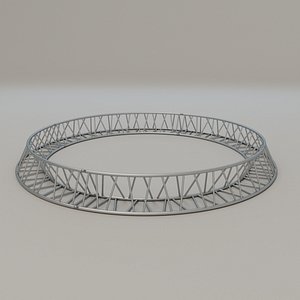 3D triangular circular truss