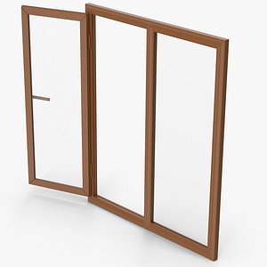 Brown Window 3D model