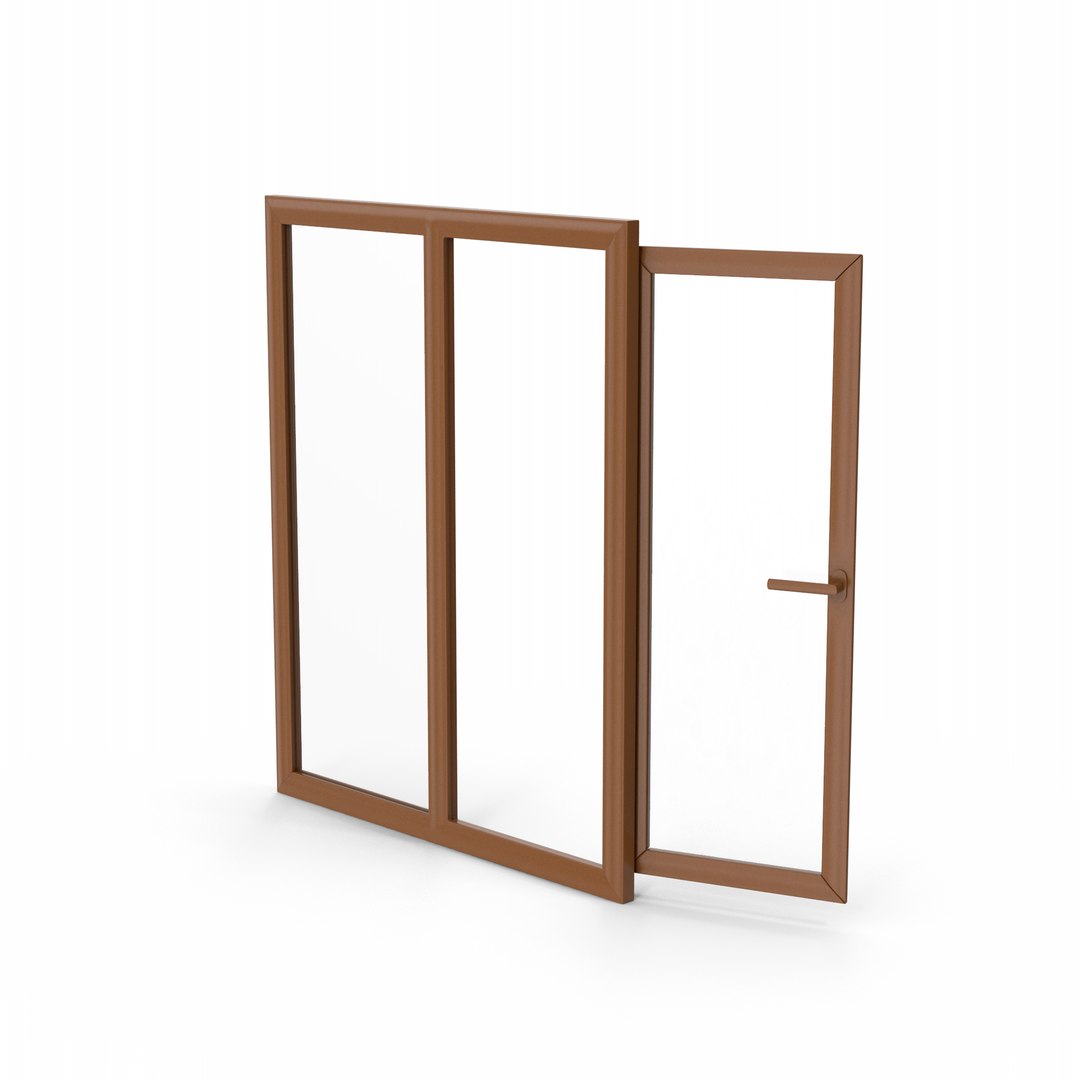 Brown Window 3D Model - TurboSquid 2255704