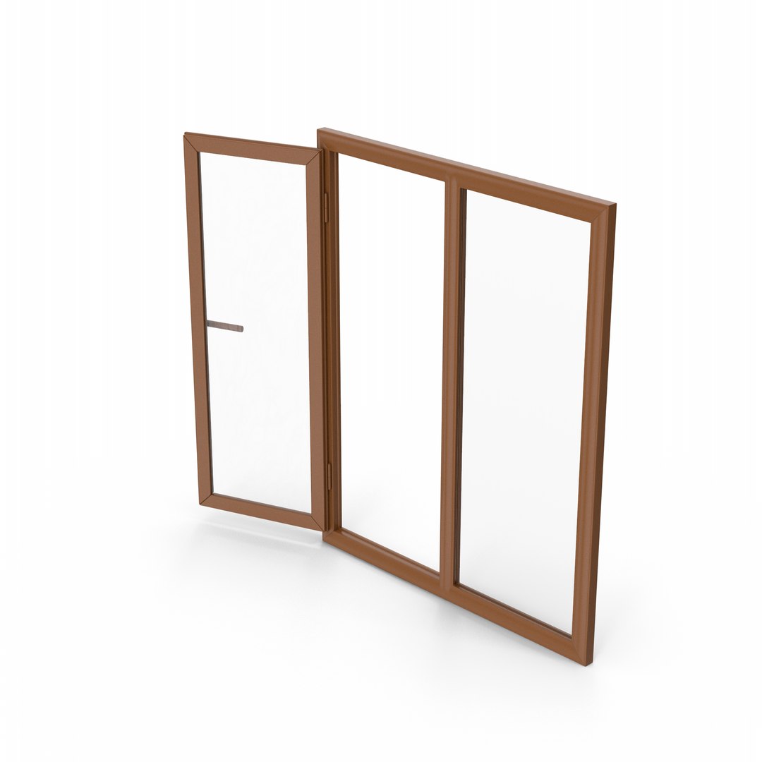 Brown Window 3D Model - TurboSquid 2255704