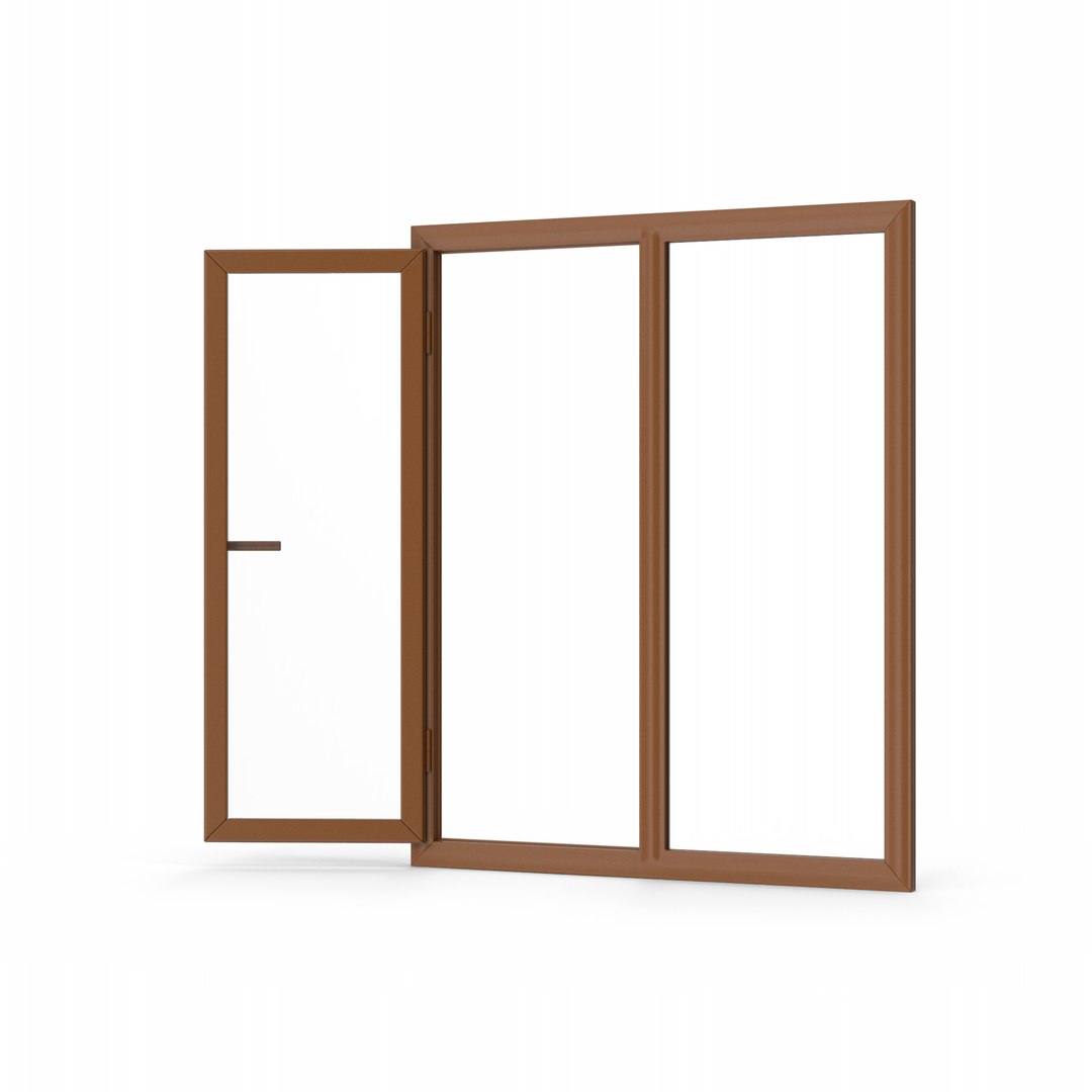 Brown Window 3D Model - TurboSquid 2255704
