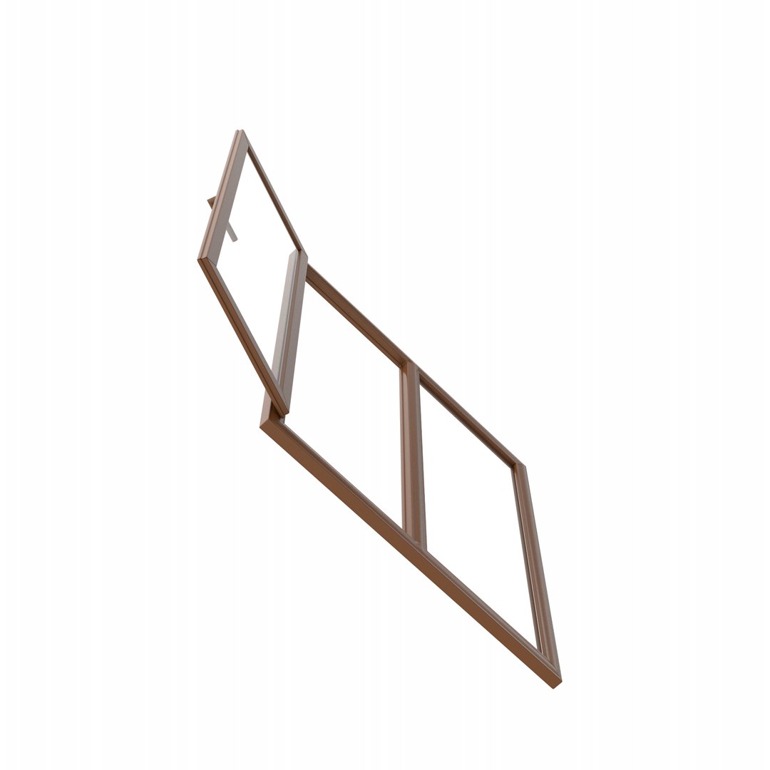 Brown Window 3D Model - TurboSquid 2255704