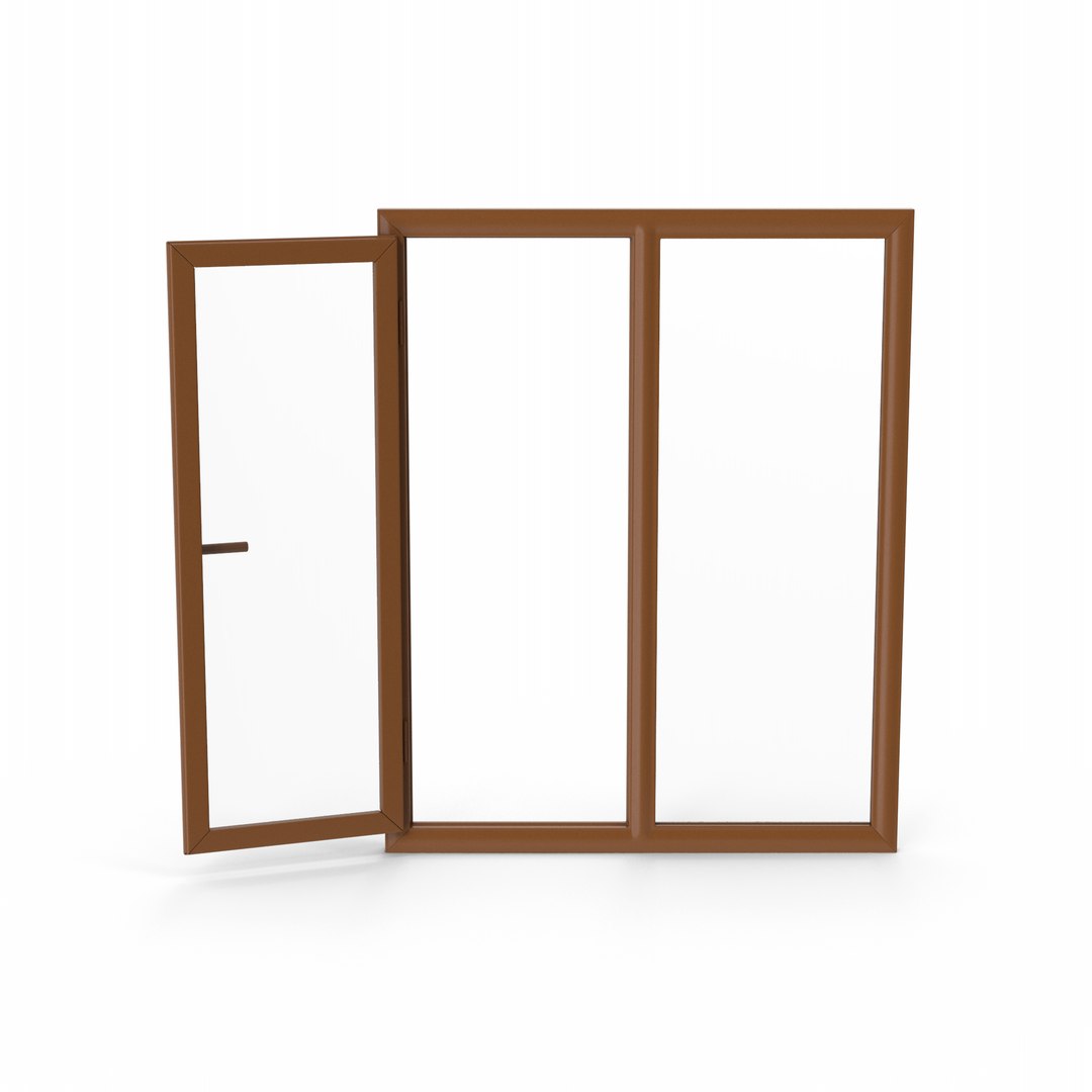 Brown Window 3D Model - TurboSquid 2255704