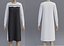 Sheath dress - 2 Different textures female dress