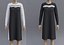 Sheath dress - 2 Different textures female dress