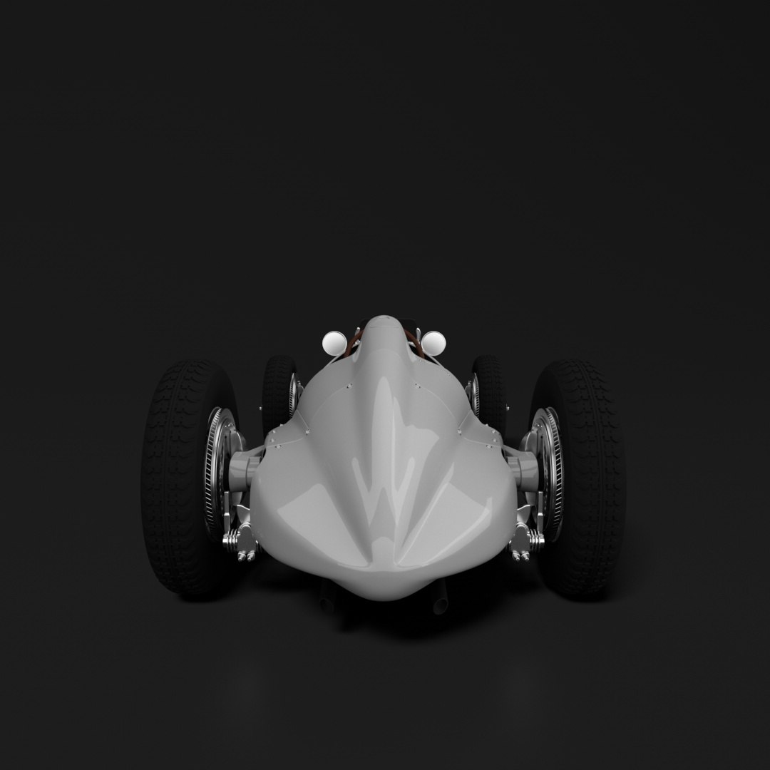 3D Mercedes-Benz W165 Formula Racing Car - TurboSquid 2363093
