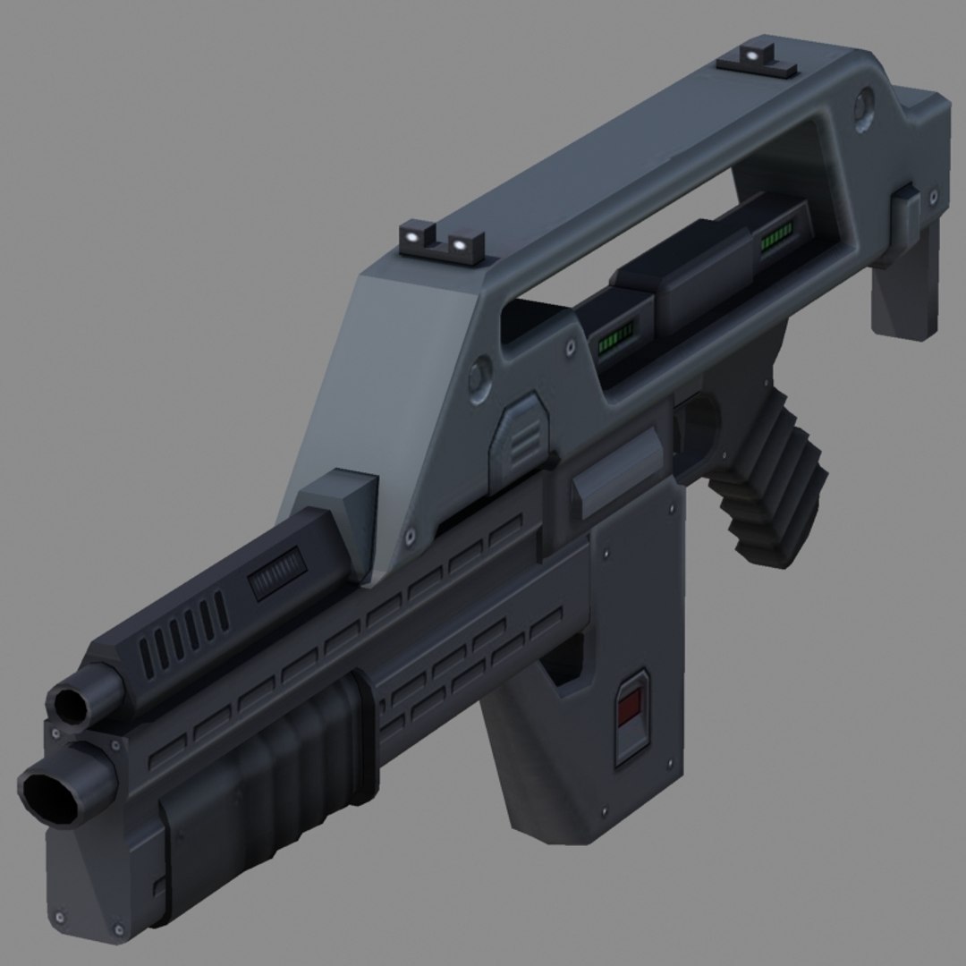 3d Model Pulse Rifle