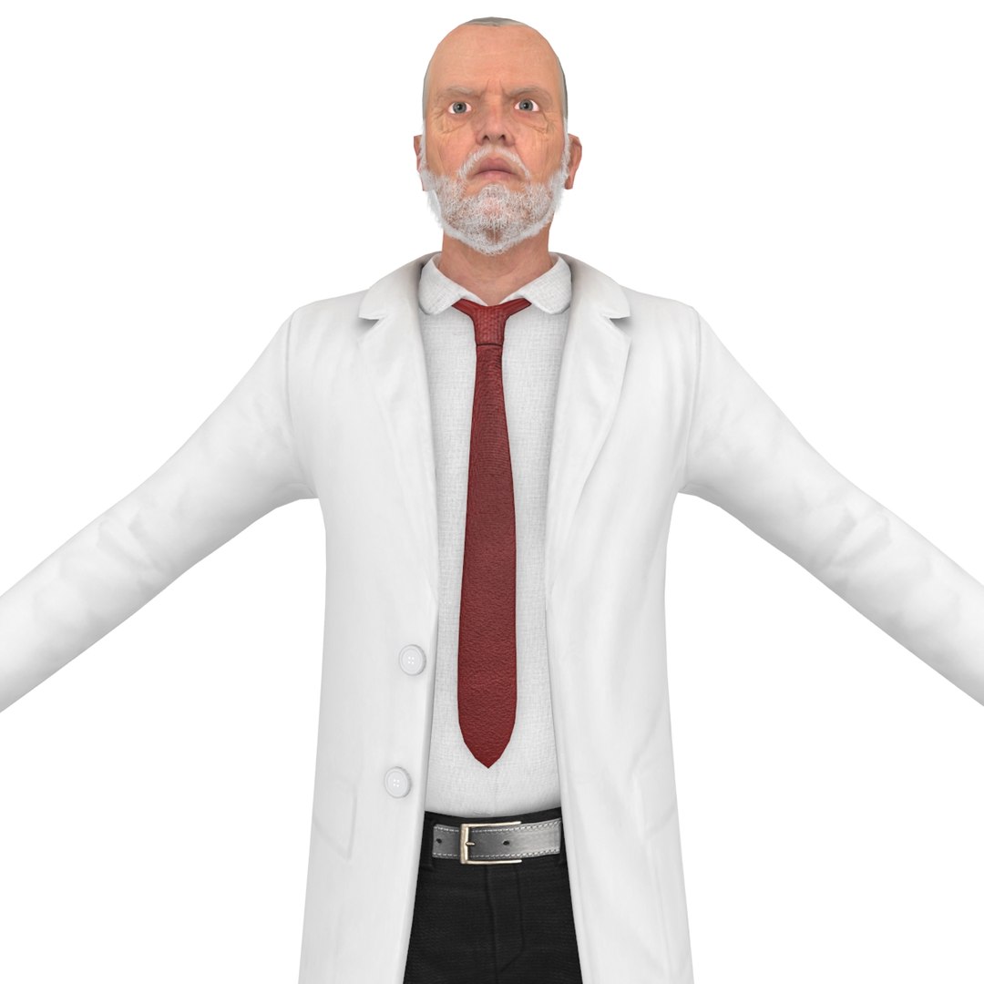 3D doctor psychiatrist - TurboSquid 1410301