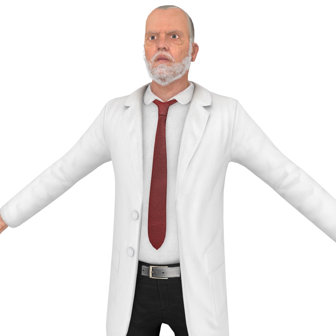 3D doctor psychiatrist - TurboSquid 1410301