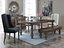group dining room table chair 3D