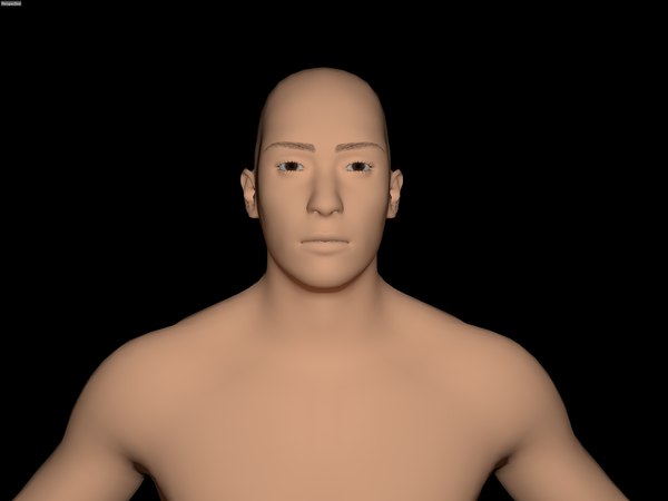 3d model human man