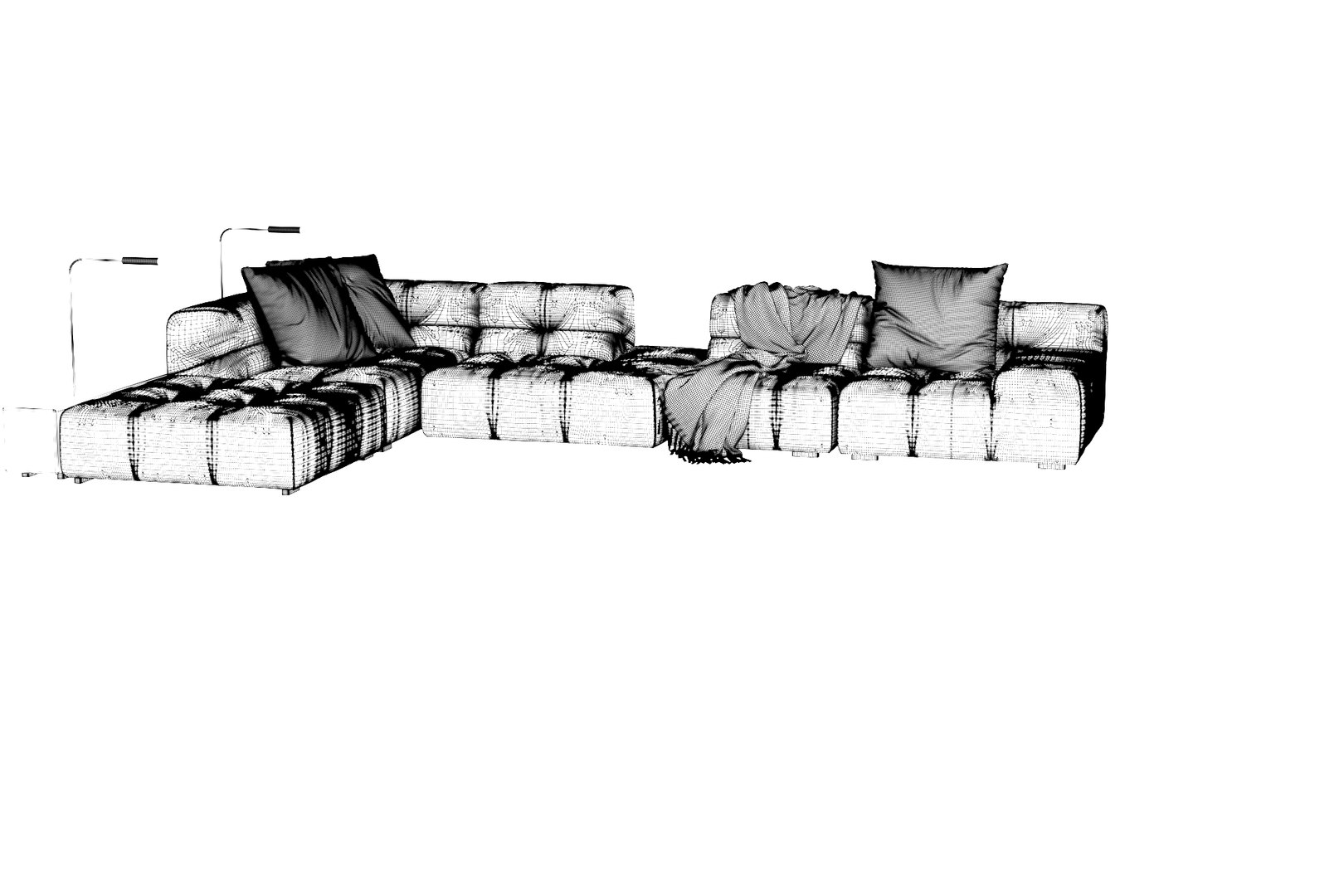 Sofa with table 3D model - TurboSquid 2013983