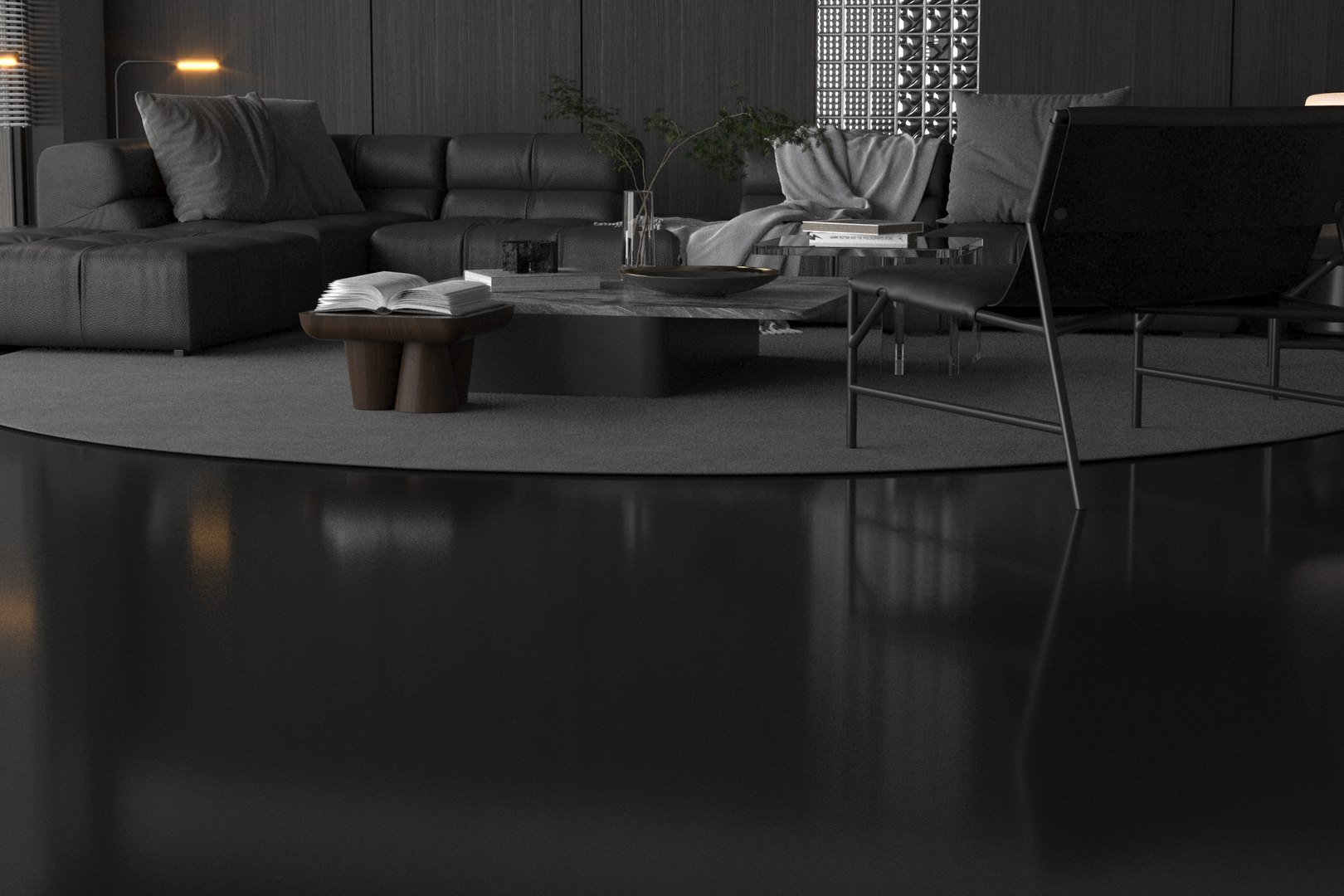 Sofa with table 3D model - TurboSquid 2013983