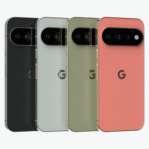 3D Google Pixel 11 Pro All Colors
