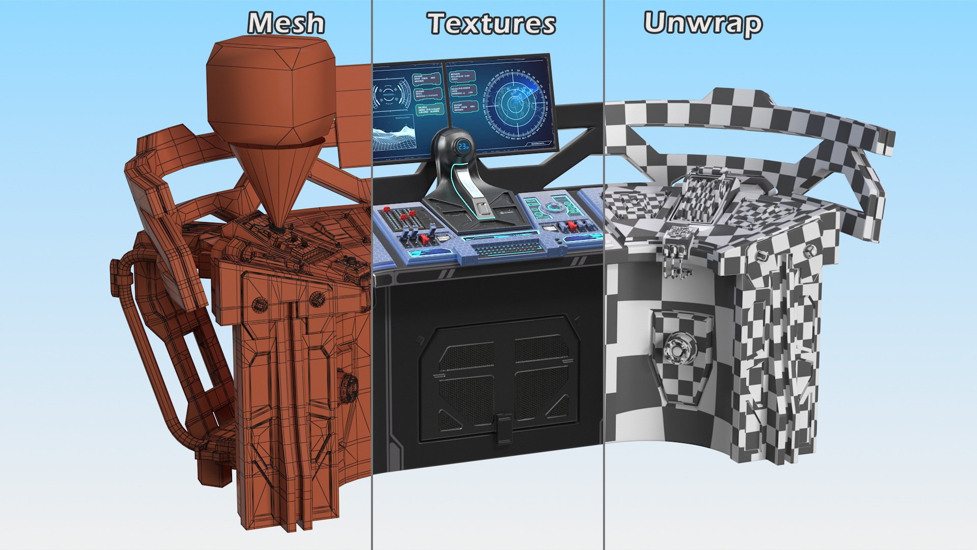 3D futuristic control panel https://p.turbosquid.com/ts-thumb/VY/KFEb64/60uBIdSZ/futuristiccontrolpanelmb3dmodel022/jpg/1605774339/1920x1080/fit_q87/c431b78d70923879f60a66ffa69a820354fde9b0/futuristiccontrolpanelmb3dmodel022.jpg