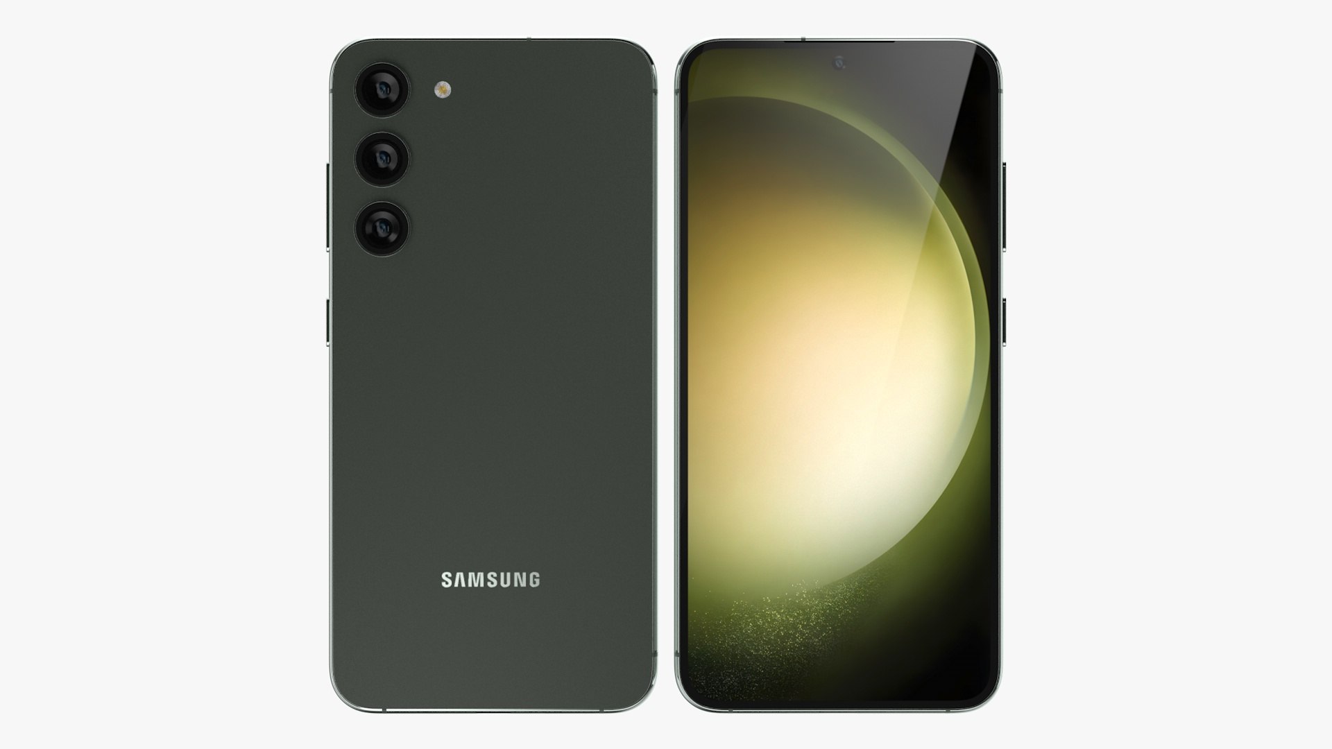 3D Samsung Galaxy S23 and S23 Plus and S23 Ultra model https://p.turbosquid.com/ts-thumb/VY/SMm538/A0/green001/jpg/1674036687/1920x1080/fit_q87/827280f10f179ee537bc111fb6e8c50900fe4760/green001.jpg
