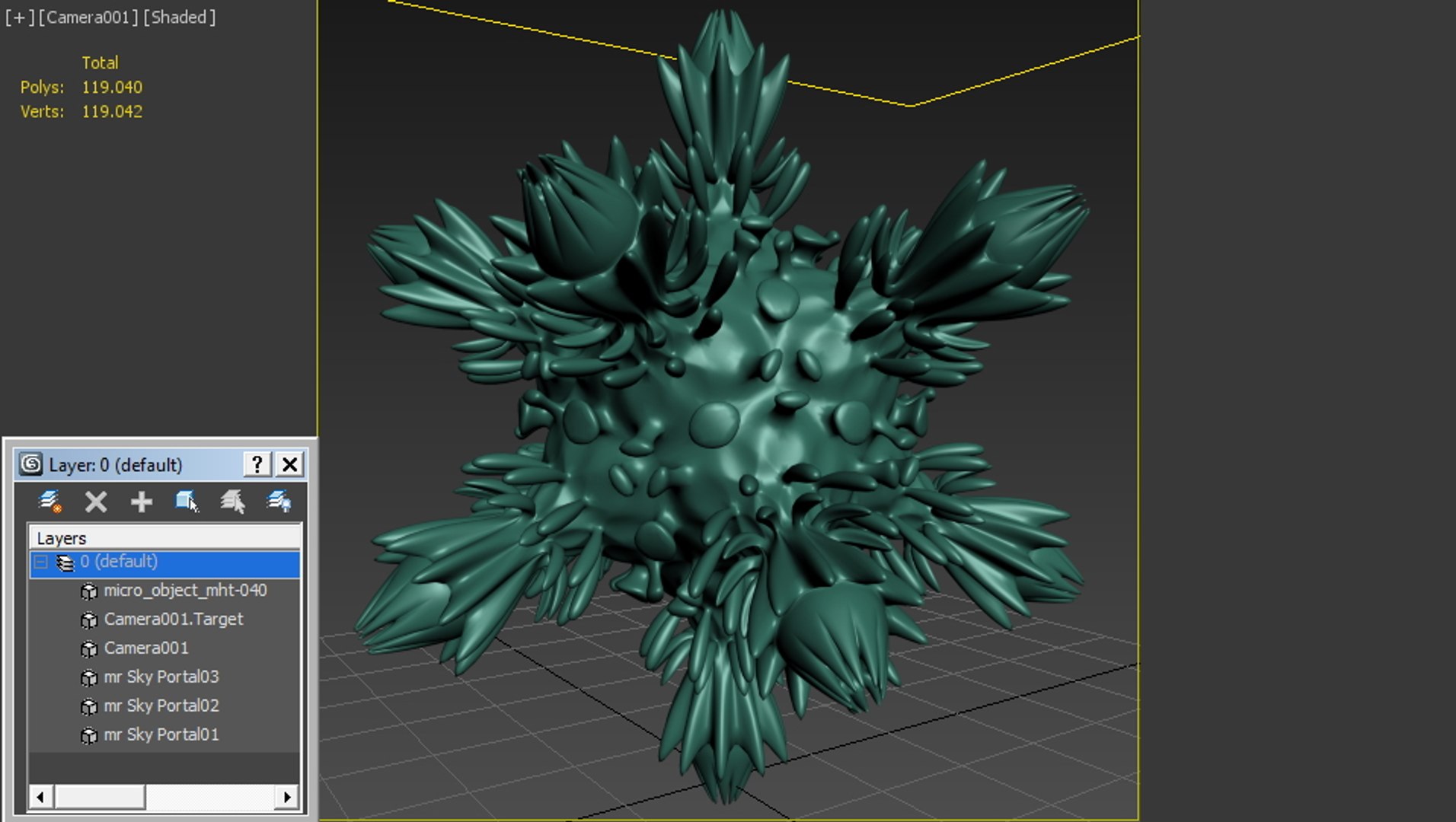 3d Model Micro Object Mht