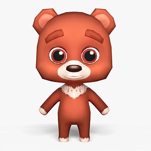 Cartoon Bear - Mobile game model